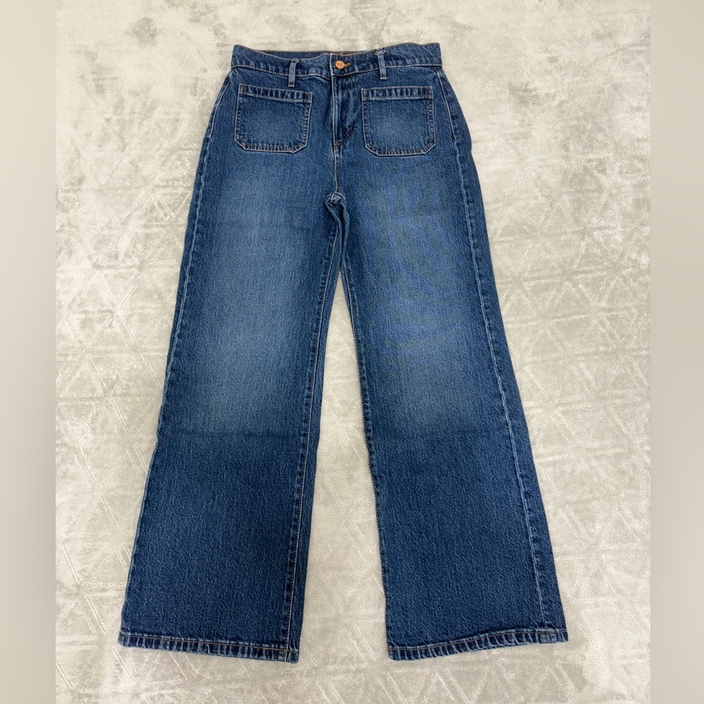 Brand New Loft Wide Leg Jeans, size 4